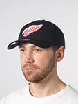 Бейсболка MITCHELL NESS арт. EU1053-DETERD_BLK Detroit Red Wings NHL (черный)